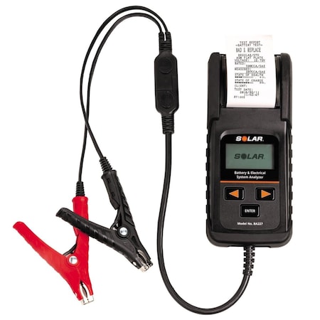 Acoustic Digital Battery & System Tester with Integrated Printer AC3577361